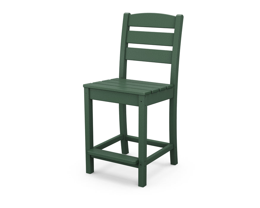POLYWOOD Lakeside Counter Side Chair in Green image