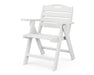 POLYWOOD Nautical Lowback Chair in White image