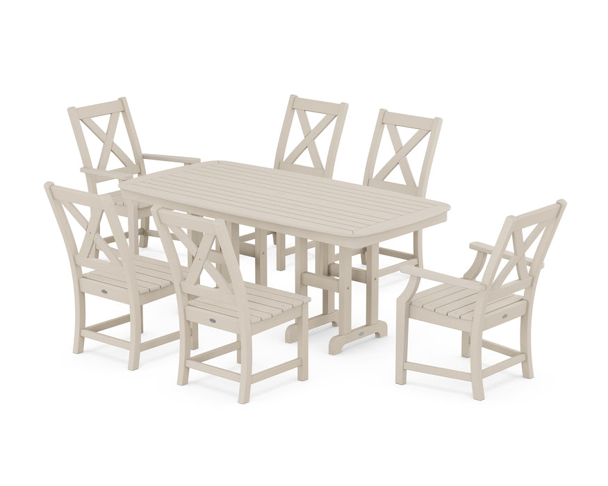 POLYWOOD Braxton 7-Piece Dining Set in Sand image