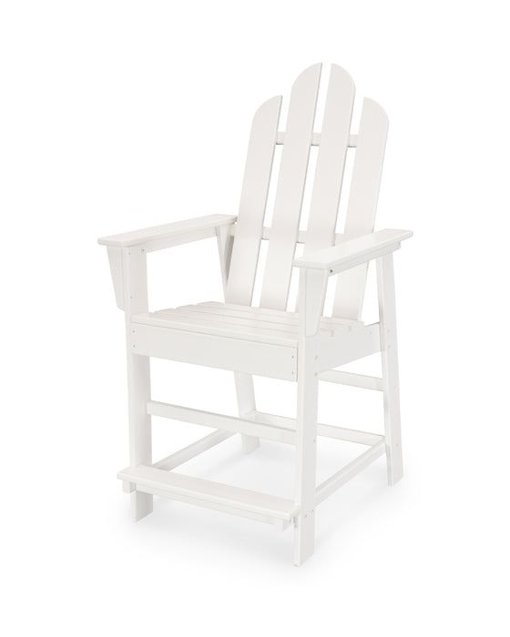 POLYWOOD Long Island Counter Chair in White image