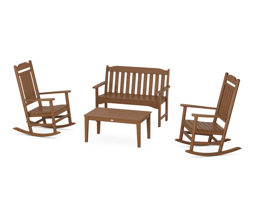 Country Living Country Living Legacy Rocking Chair 4-Piece Porch Set�� in Teak image