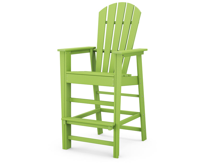 POLYWOOD South Beach Bar Chair in Lime