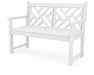 POLYWOOD Chippendale 48" Bench in White image