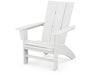 POLYWOOD Modern Curveback Adirondack Chair in White image
