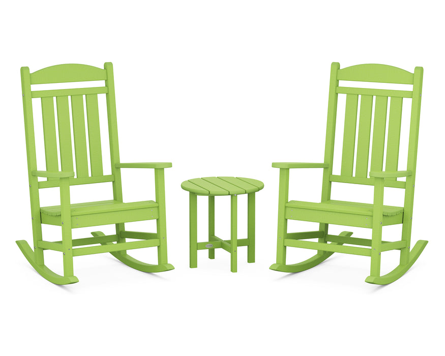 POLYWOOD Presidential 3-Piece Rocker Set in Lime image