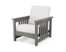 POLYWOOD Mission Chair in Slate Grey / Natural Linen image