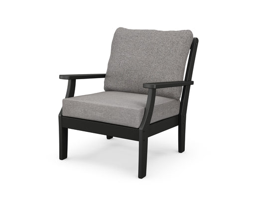 POLYWOOD Braxton Deep Seating Chair in Black / Grey Mist image