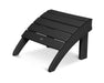 POLYWOOD Seashell Ottoman in Black image