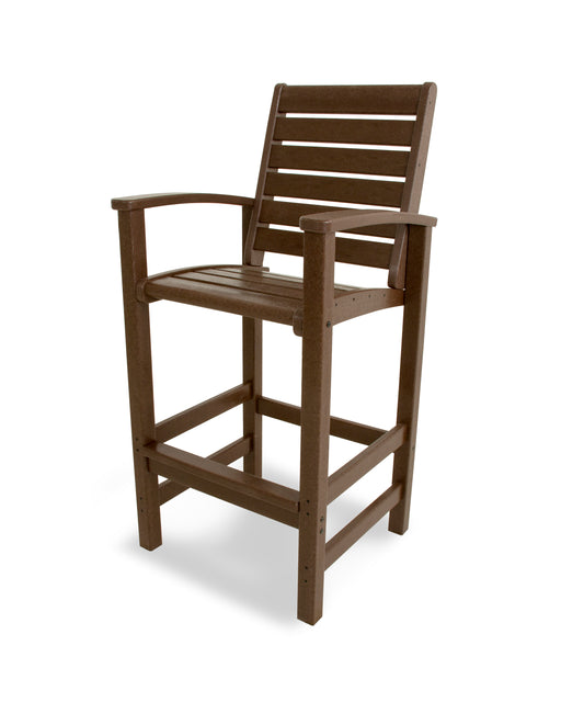 POLYWOOD Signature Bar Chair in Mahogany image