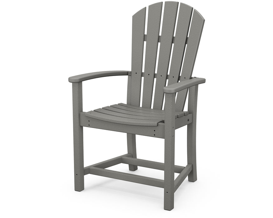 POLYWOOD Palm Coast Upright Adirondack Chair in Slate Grey