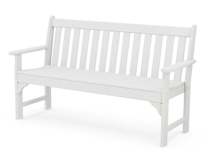 POLYWOOD Vineyard 60" Bench in White