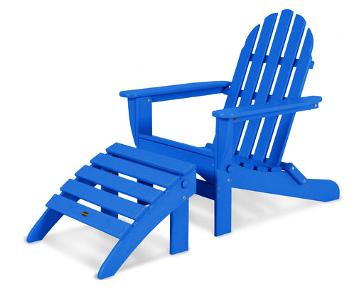 POLYWOOD Classic Adirondack 2-Piece Set in Pacific Blue image