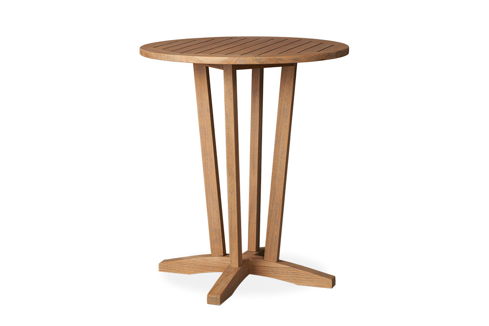 TEAK 30" ROUND BAR TABLE