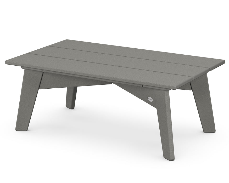 POLYWOOD Riviera Modern Coffee Table in Slate Grey