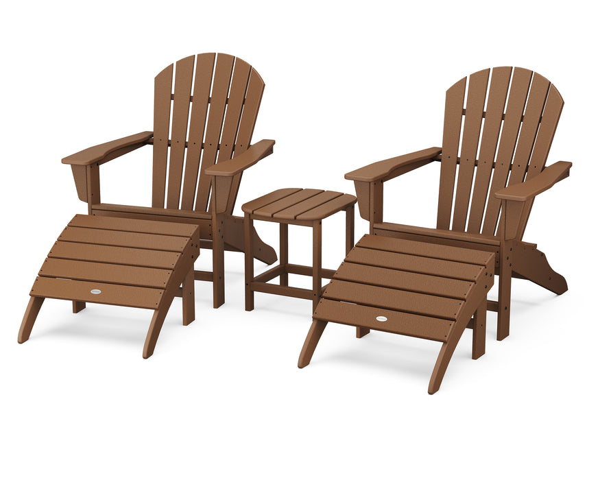 POLYWOOD South Beach Adirondack 5-Piece Set in Teak image