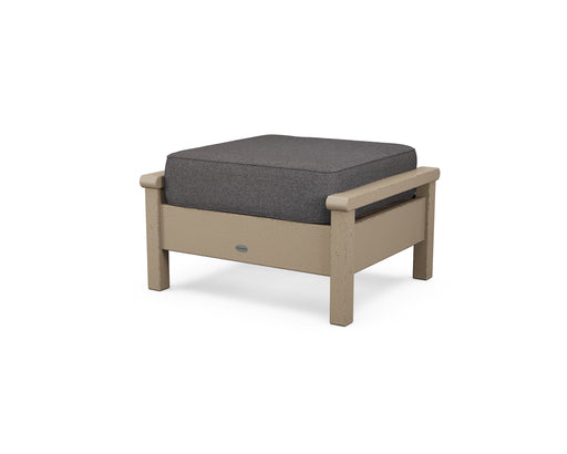 POLYWOOD Harbour Deep Seating Ottoman in Vintage Sahara / Ash Charcoal image