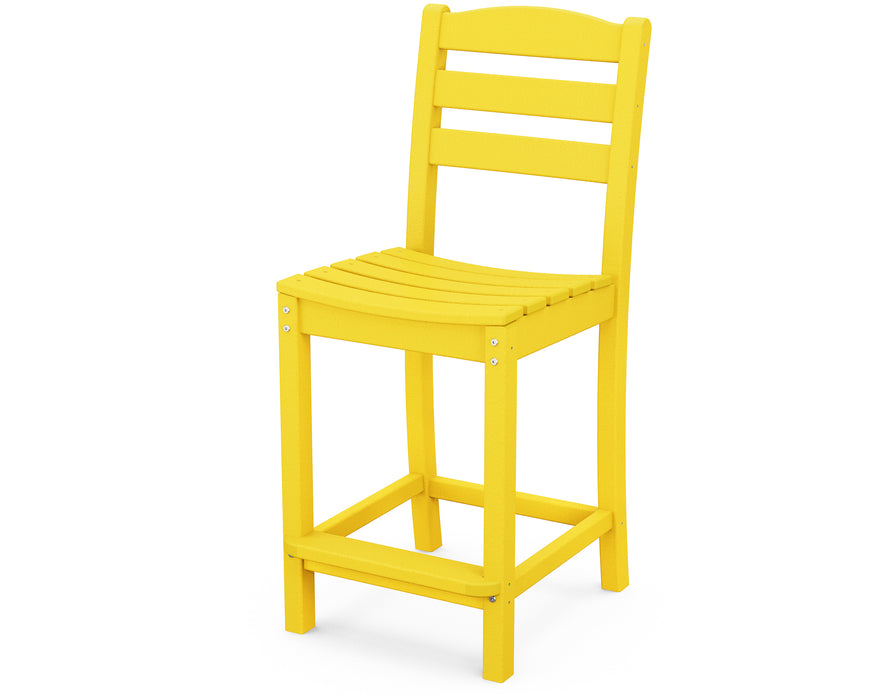 POLYWOOD La Casa Cafe Counter Side Chair in Lemon image