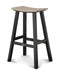 POLYWOOD Contempo 30" Saddle Bar Stool in Black / Sand image