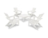 POLYWOOD Quattro 5-Piece Conversation Set in White image