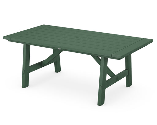 POLYWOOD Rustic Farmhouse 39" x 75" Dining Table in Green image