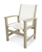 POLYWOOD Coastal Dining Chair in Sand / White Sling image