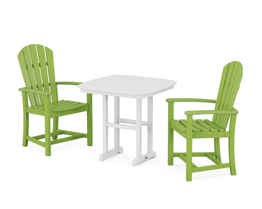 POLYWOOD Palm Coast 3-Piece Dining Set in Lime image