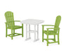POLYWOOD Palm Coast 3-Piece Dining Set in Lime image