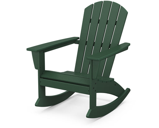 POLYWOOD Nautical Adirondack Rocking Chair in Green image