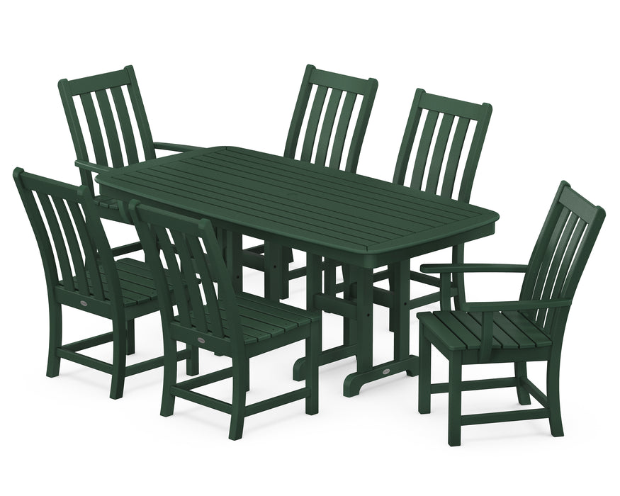 POLYWOOD Vineyard 7-Piece Dining Set in Green