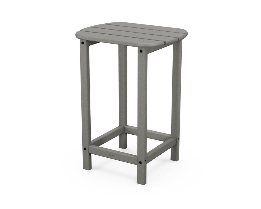 POLYWOOD South Beach 26" Counter Side Table in Slate Grey image