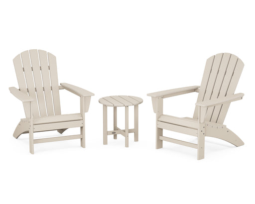 POLYWOOD Nautical 3-Piece Adirondack Set in Sand image