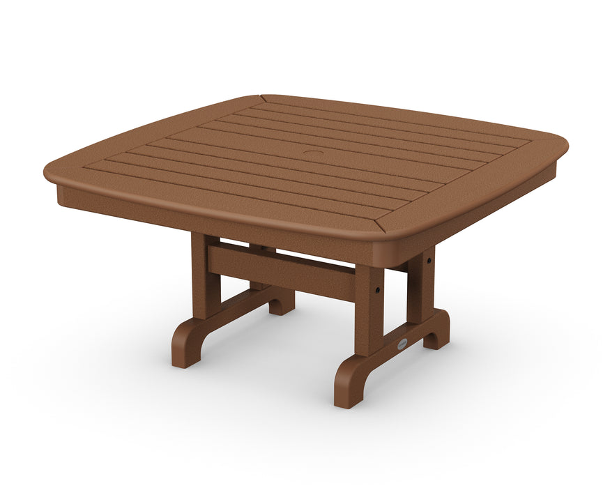 POLYWOOD Nautical 37" Conversation Table in Teak