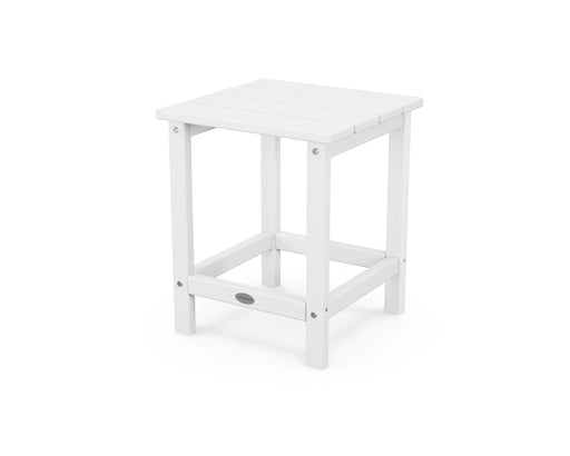 POLYWOOD Long Island 18" Side Table in White image