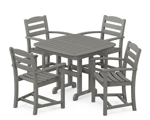 POLYWOOD La Casa Cafe 5-Piece Dining Set in Slate Grey image