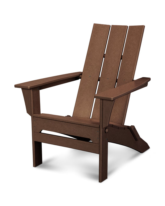 POLYWOOD Modern Folding Adirondack in Mahogany image