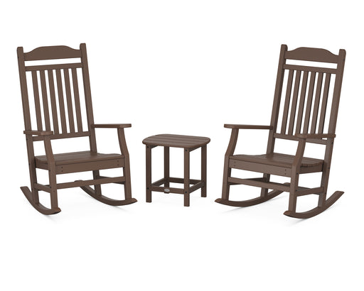 Country Living Country Living Rocking Chair 3-Piece Set in Mahogany image