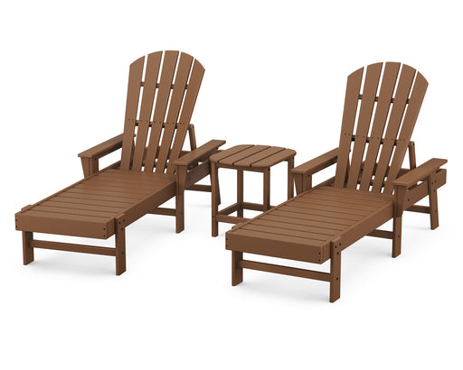 POLYWOOD South Beach Chaise 3-Piece Set in Teak image