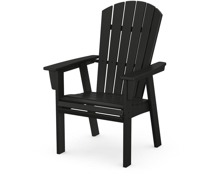 POLYWOOD Nautical Curveback Upright Adirondack Chair in Black image