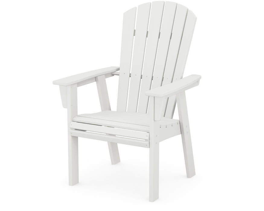 POLYWOOD Nautical Curveback Upright Adirondack Chair in Vintage White image