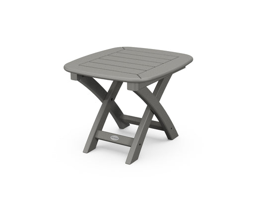 POLYWOOD Nautical 21" x 18" Side Table in Slate Grey image