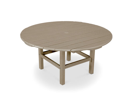 POLYWOOD Round 37" Conversation Table in Vintage Sahara image