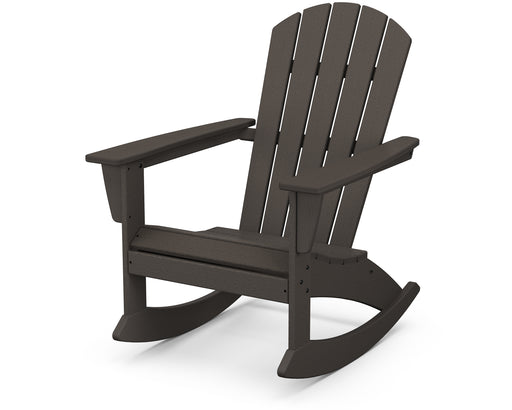 POLYWOOD Nautical Adirondack Rocking Chair in Vintage Coffee image
