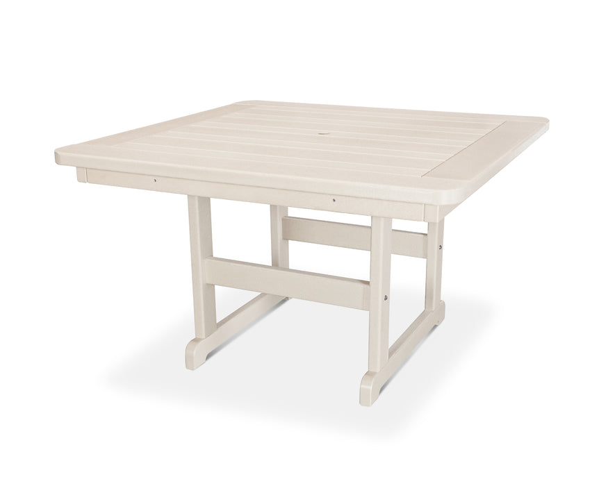 POLYWOOD Park 48" Square Table in Sand image