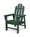 POLYWOOD Long Island Upright Adirondack Chair in Green image
