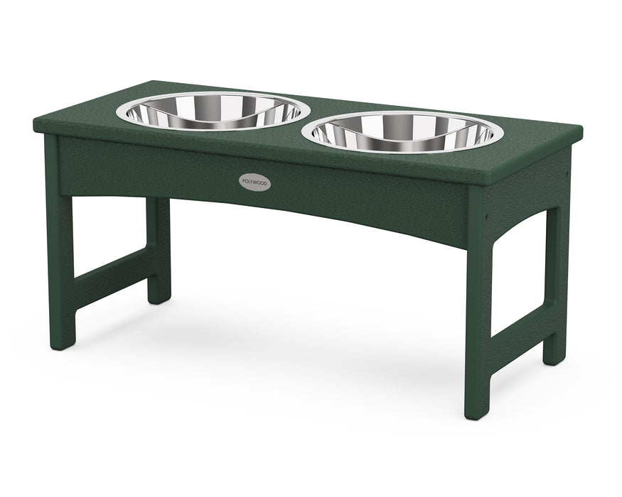 POLYWOOD Pet Feeder in Green image