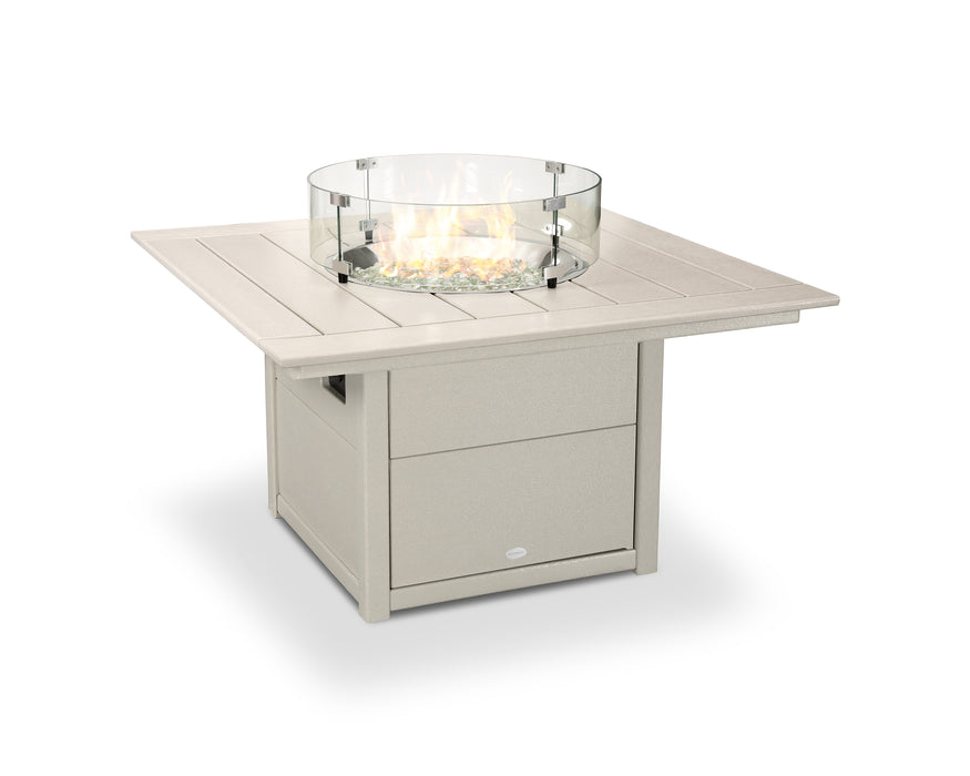 POLYWOOD Square 42" Fire Pit Table in Sand image