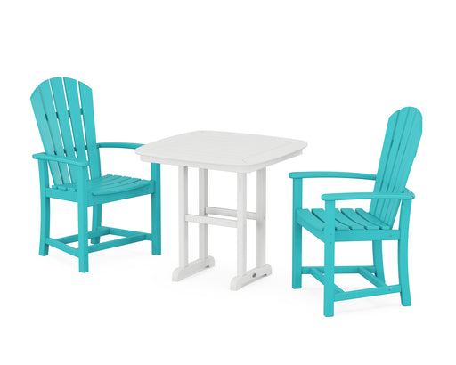 POLYWOOD Palm Coast 3-Piece Dining Set in Aruba image