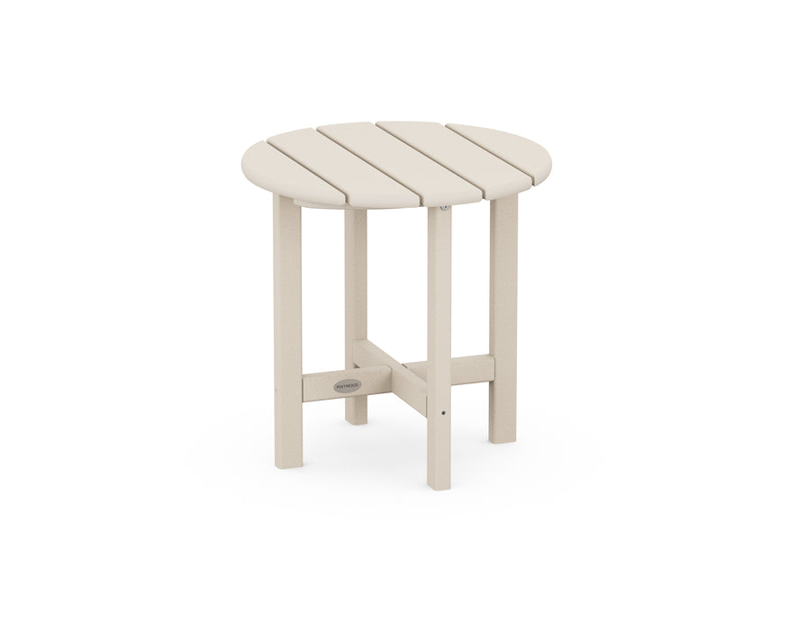 POLYWOOD Round 18" Side Table in Sand image