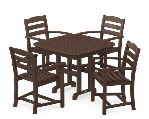 POLYWOOD La Casa Cafe 5-Piece Dining Set in Mahogany image