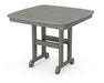 POLYWOOD Nautical 37" Dining Table in Slate Grey image